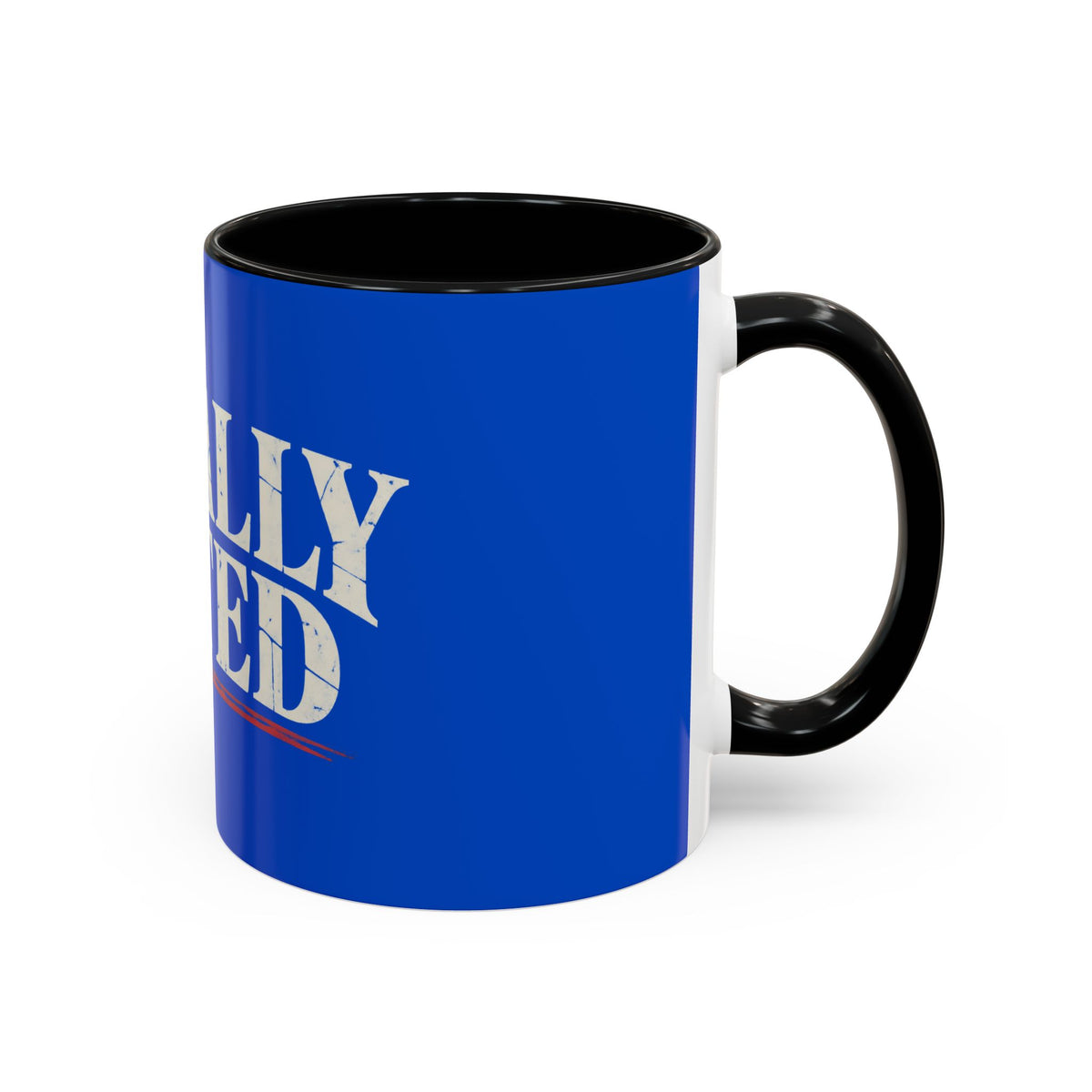 Locally Hated Accent Coffee Mug – Funny Bold Blue 11/15oz