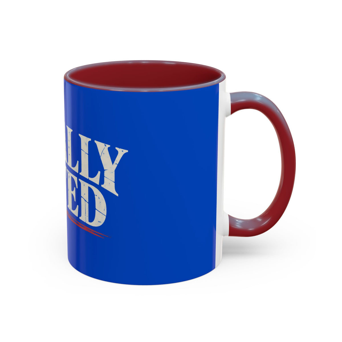 Locally Hated Accent Coffee Mug – Funny Bold Blue 11/15oz