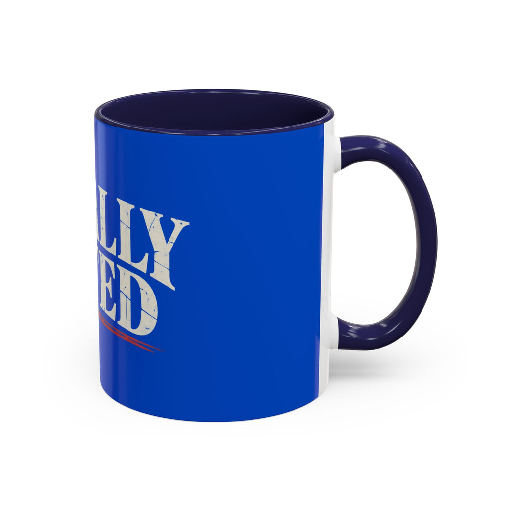 Locally Hated Accent Coffee Mug – Funny Bold Blue 11/15oz
