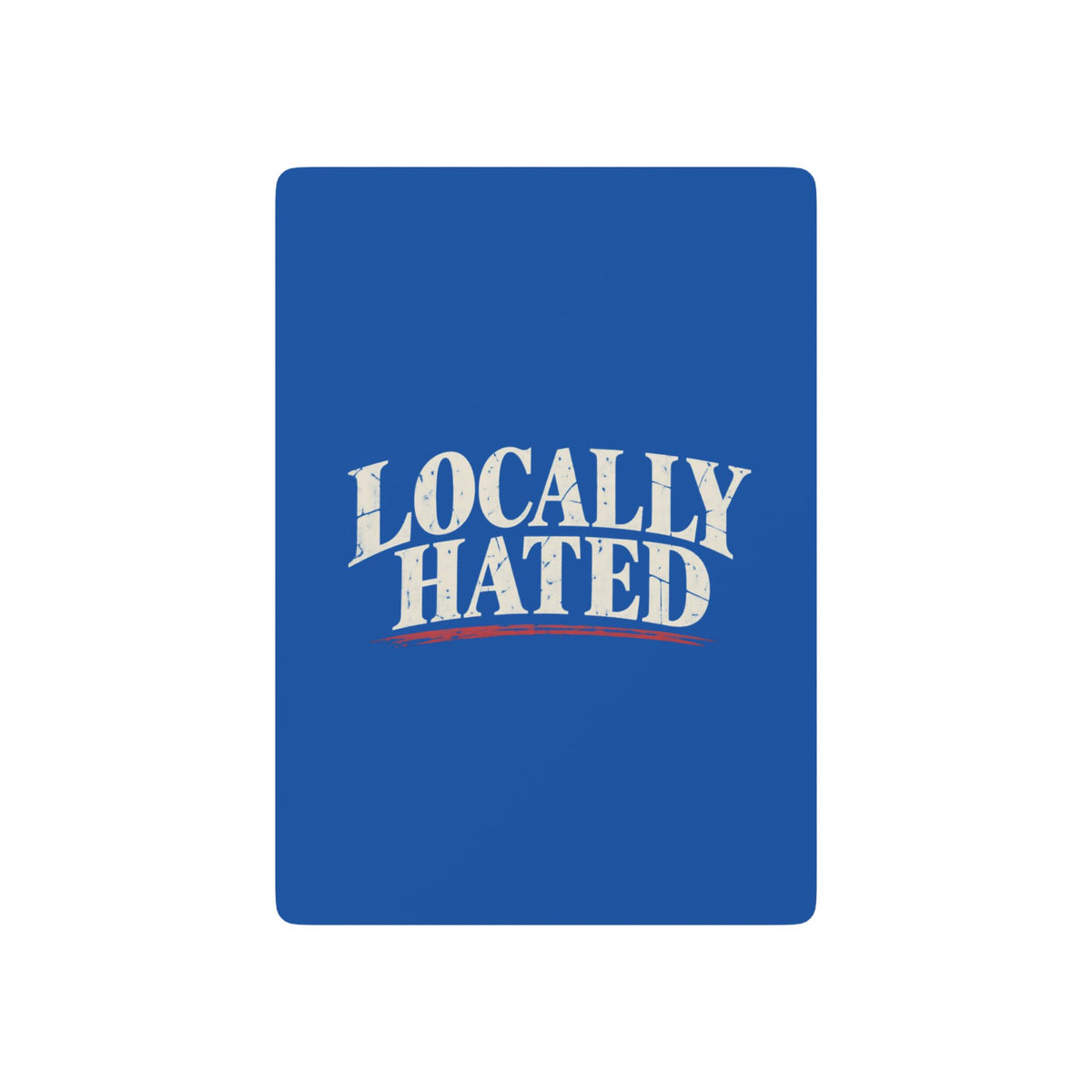 Locally Hated Poker Playing Cards – Bold Retro Design Casino Deck