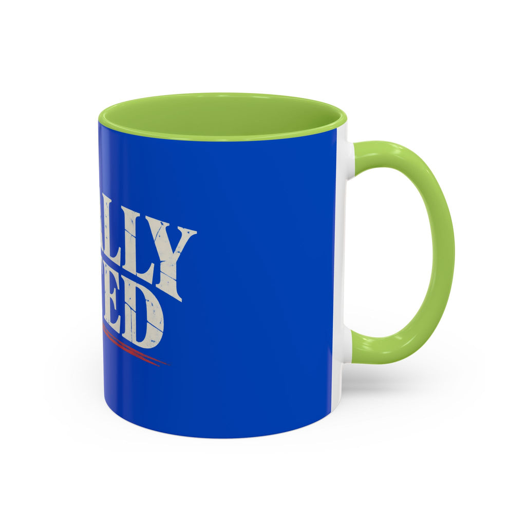 Locally Hated Accent Coffee Mug – Funny Bold Blue 11/15oz