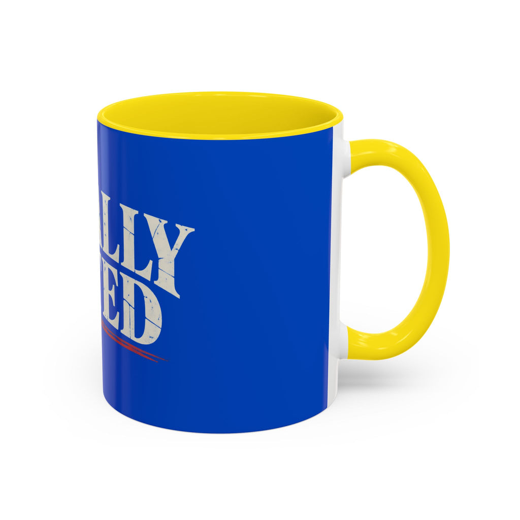 Locally Hated Accent Coffee Mug – Funny Bold Blue 11/15oz